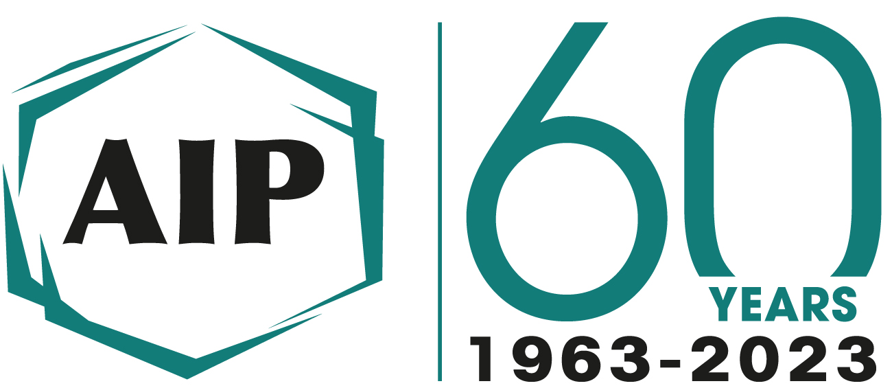 AIP 60 years logo HORIZONTAL style 3